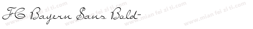 FC Bayern Sans Bold字体转换